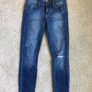 Paige Verdugo Ankle skinny jeans distressed